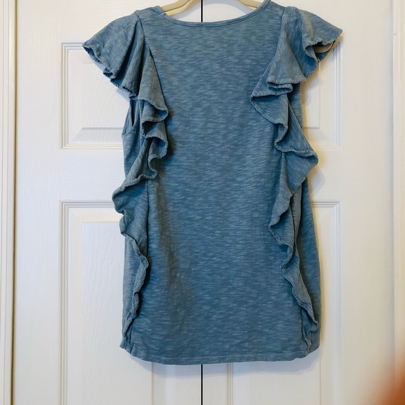 NWOT Frye Ruffled Top - Picture 4 of 6